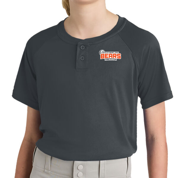 BFP - Youth Performance 2-Button Henley Thumbnail