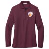 Ladies Silk Touch Long Sleeve Polo Thumbnail