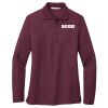 Ladies Silk Touch Long Sleeve Polo Thumbnail